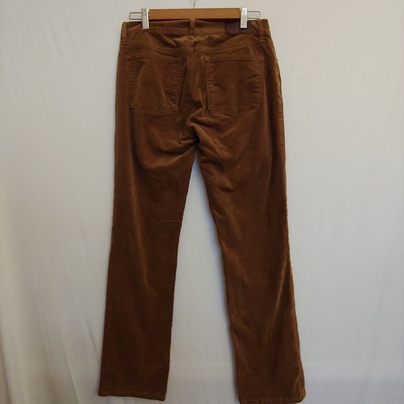 Lauren Ralph Lauren corduroy brown pants size 8 bootcut - Picture 5 of 11